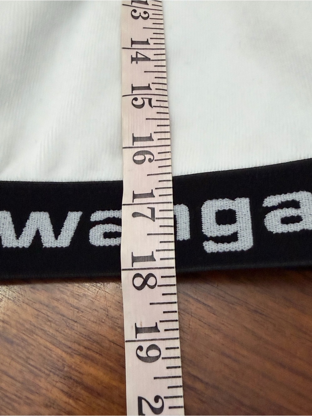 Alexander Wang Women’s Medium Cropped Logo Hoodie White Terry Cloth Athleisure - Picture 12 of 13